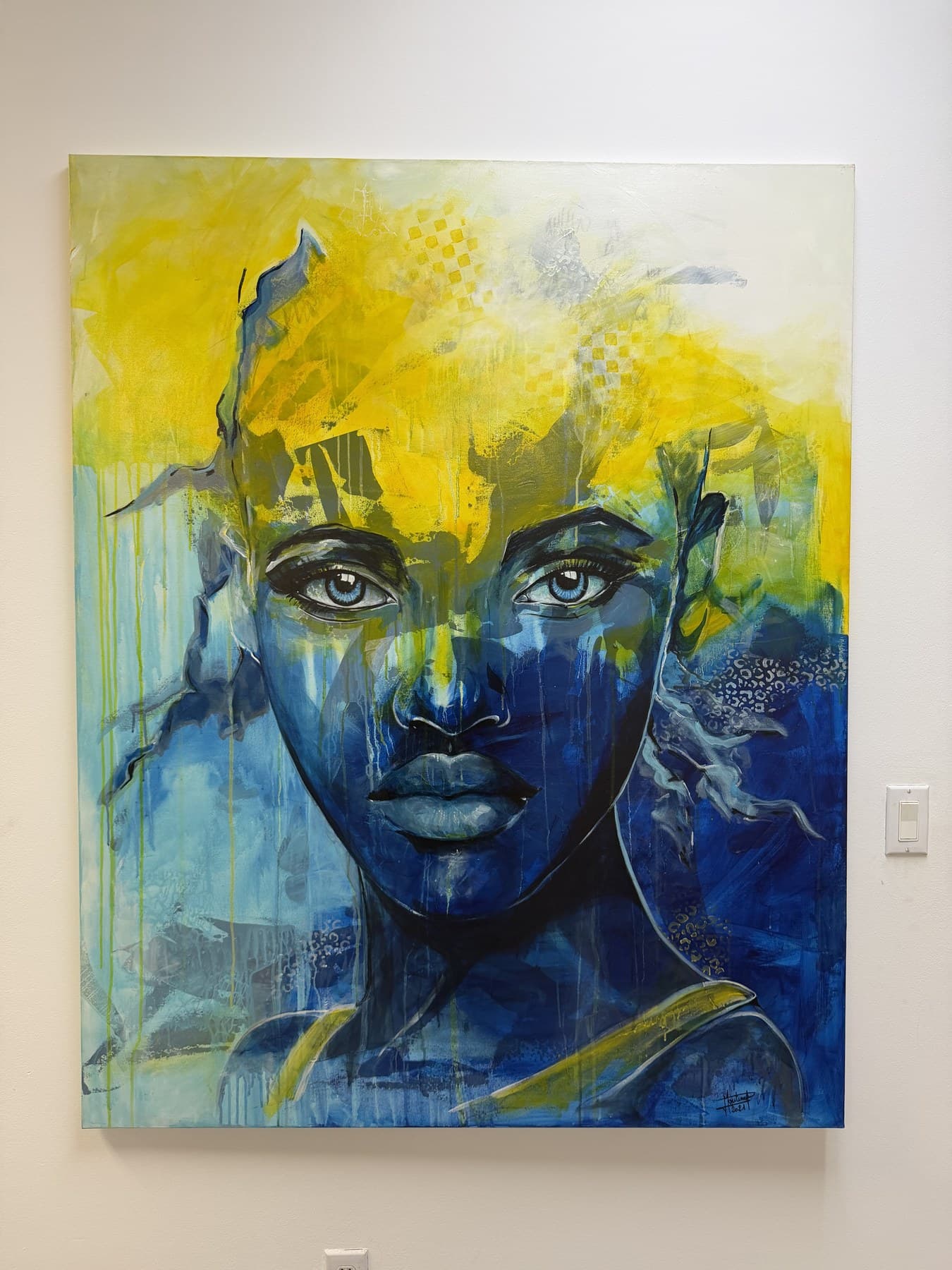 Artwork 05 currently hanging at Revos Gallery, available for collector inquiry.