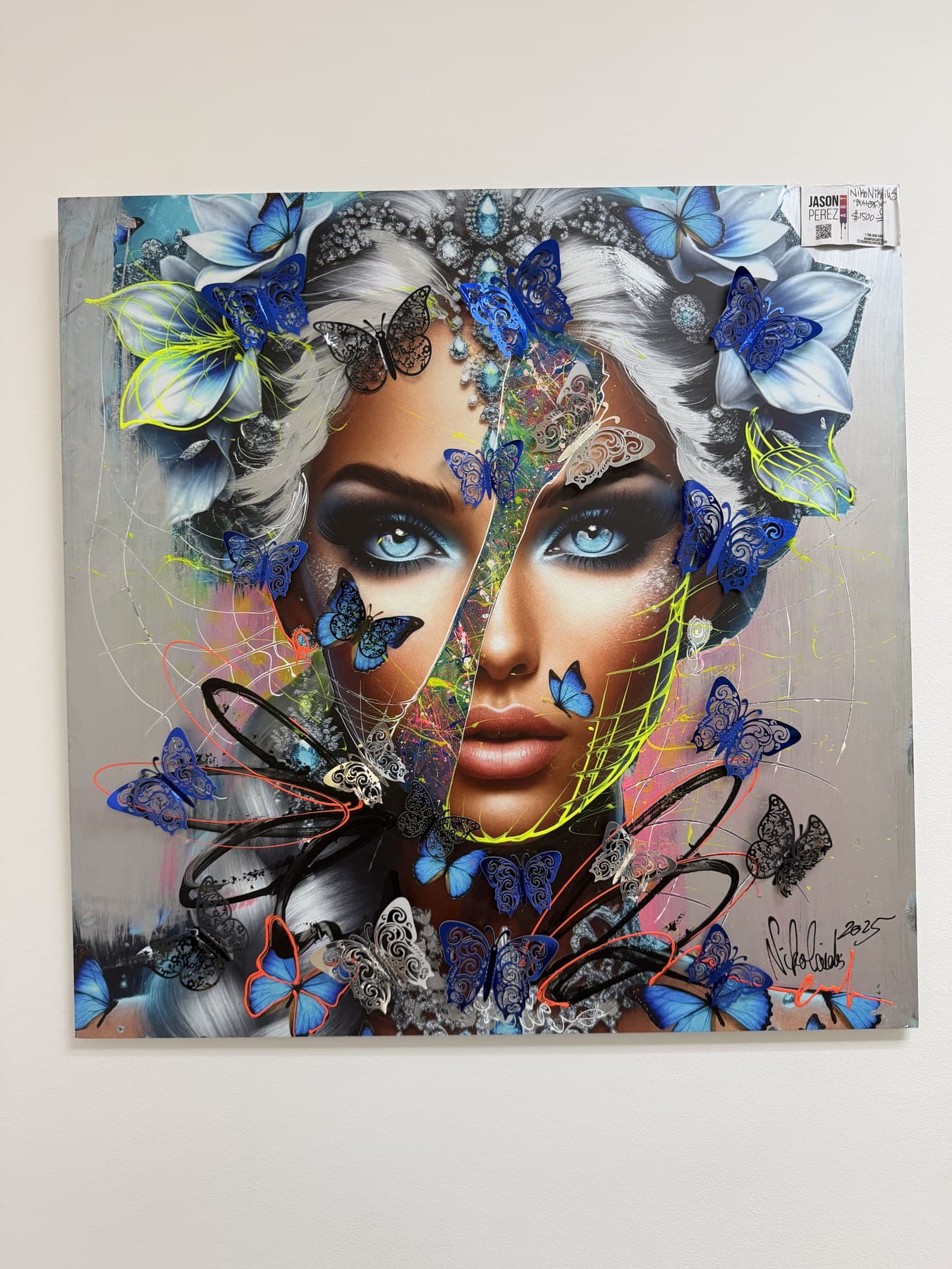 Artwork 11 currently hanging at Revos Gallery, available for collector inquiry.