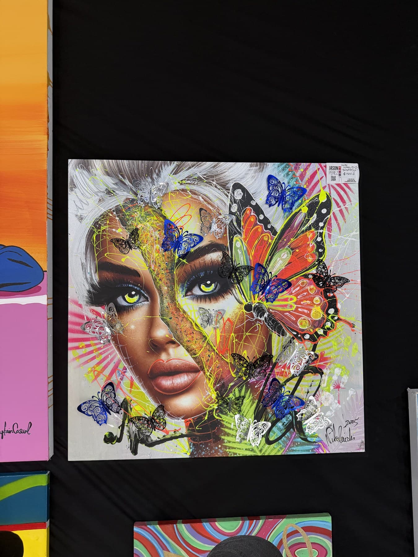 Artwork 21 currently hanging at Revos Gallery, available for collector inquiry.