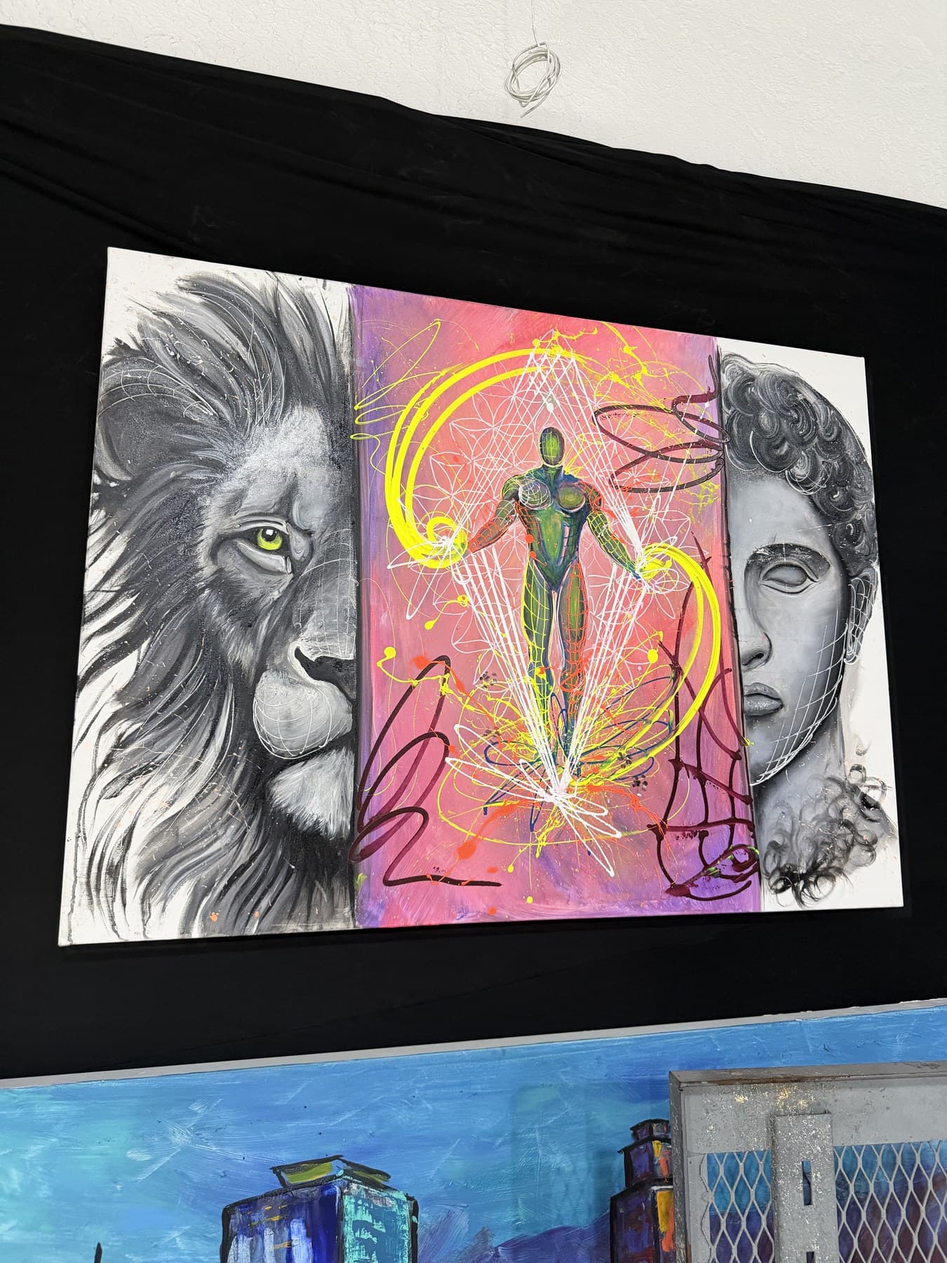 Artwork 22 currently hanging at Revos Gallery, available for collector inquiry.