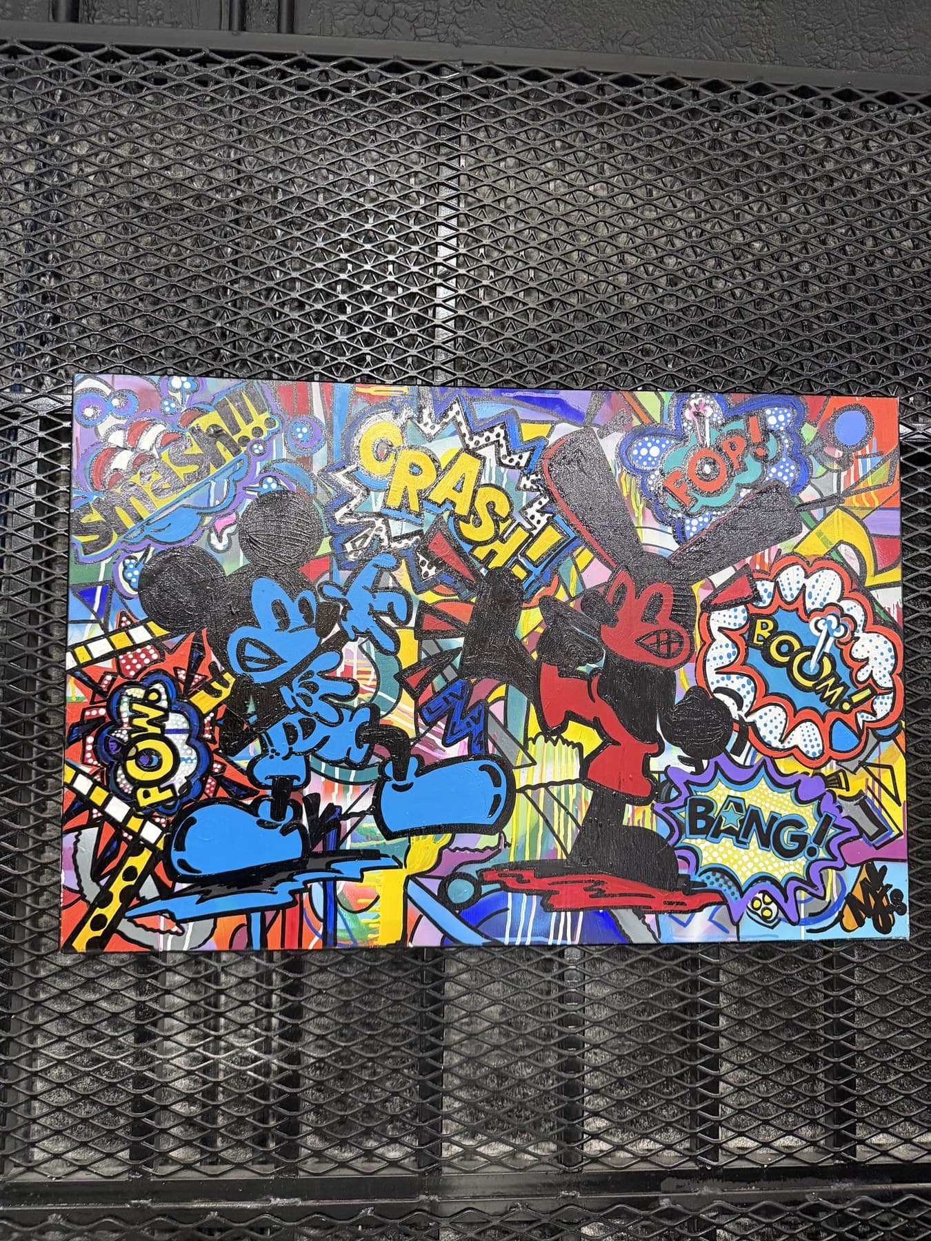 Artwork 26 currently hanging at Revos Gallery, available for collector inquiry.