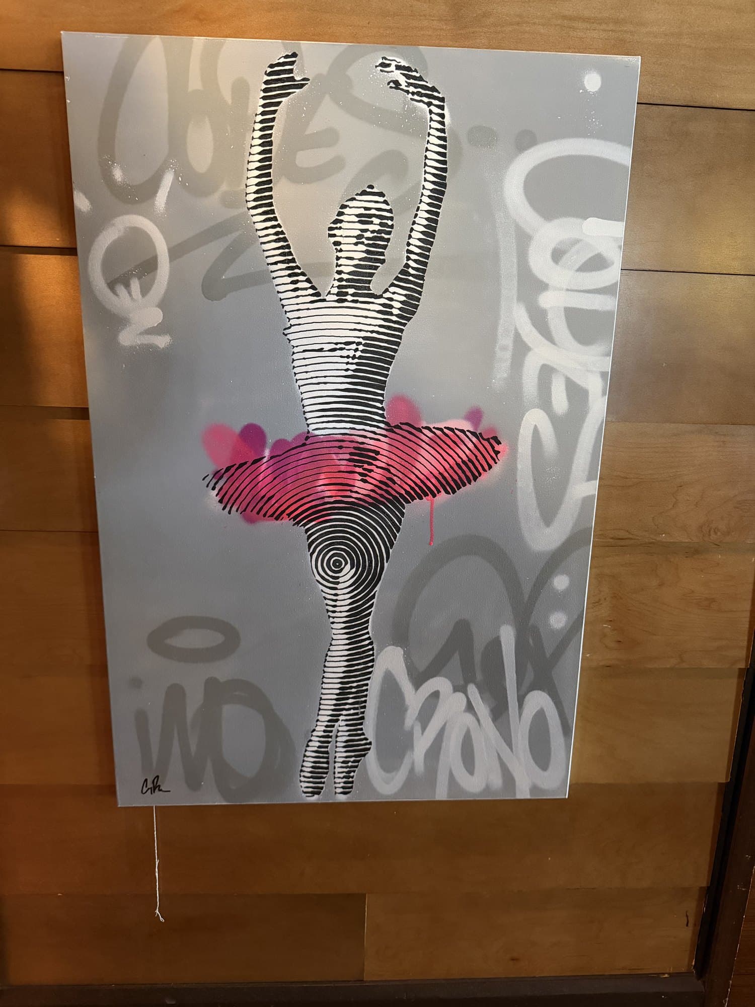 Street Dancer by Cody Parker, currently displayed at Rusty Pelican Gallery.